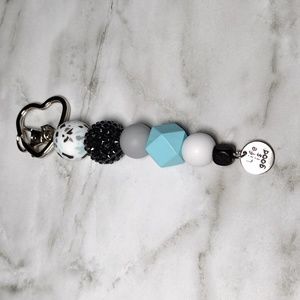 Keychain or Bag Charm 80's inspired